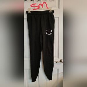Champion Dark Gray Joggers with Logo